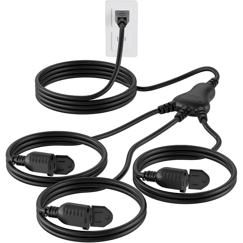 1 to 3 Splitter Outdoor Extension Cord, 16 Gauge