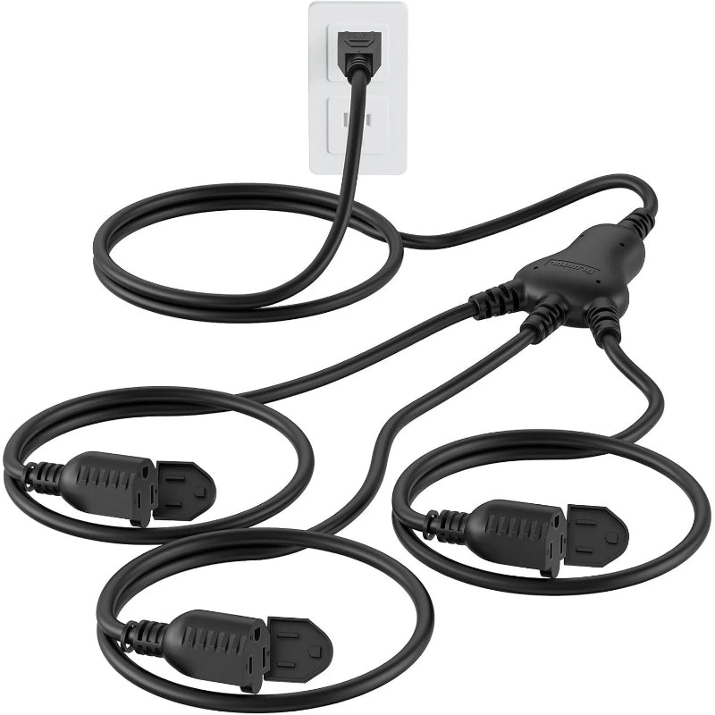 1 to 3 Splitter Outdoor Extension Cord, 16 Gauge