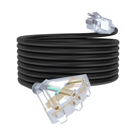 3 Outlets Outdoor Extension Cord with Lighted end, 12 Gauge