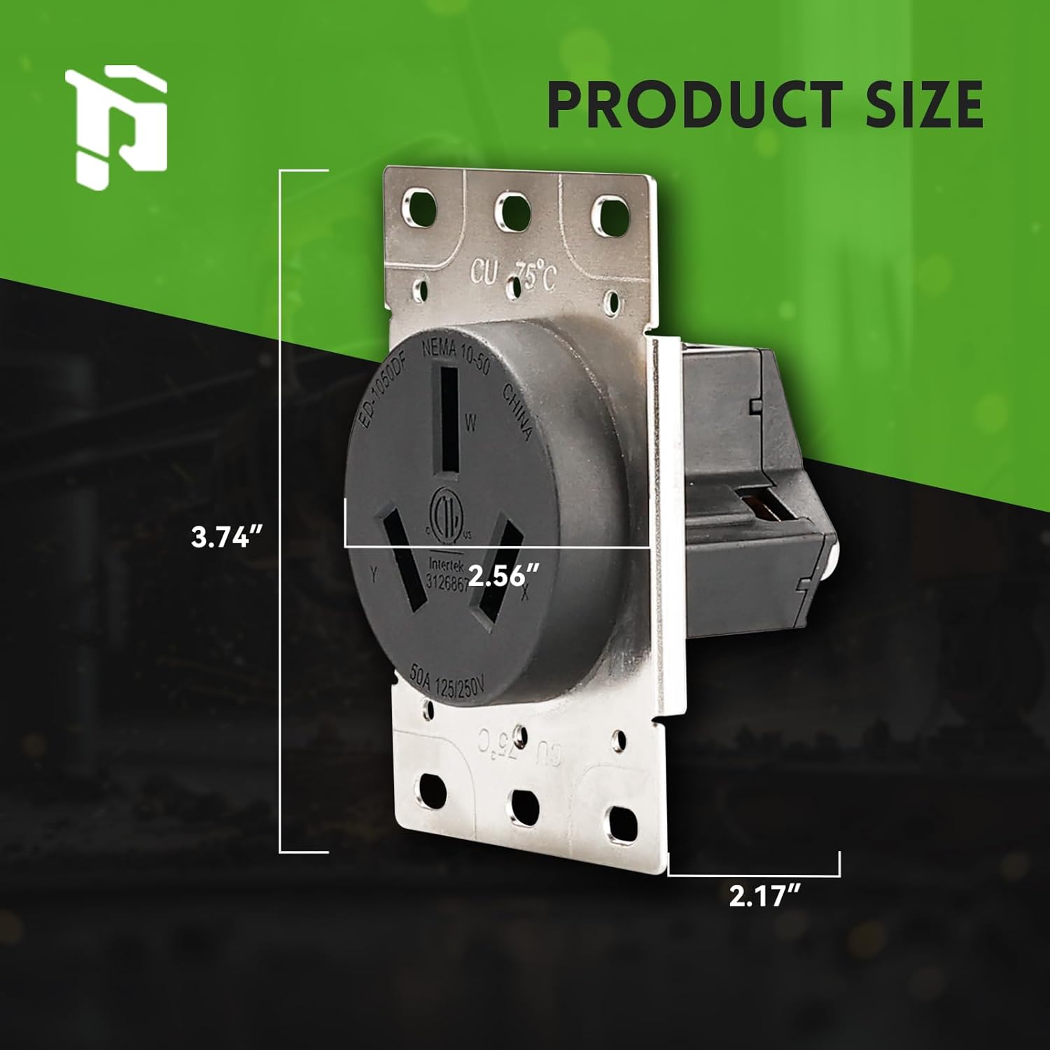NEMA 10-50R Receptacle Outlet