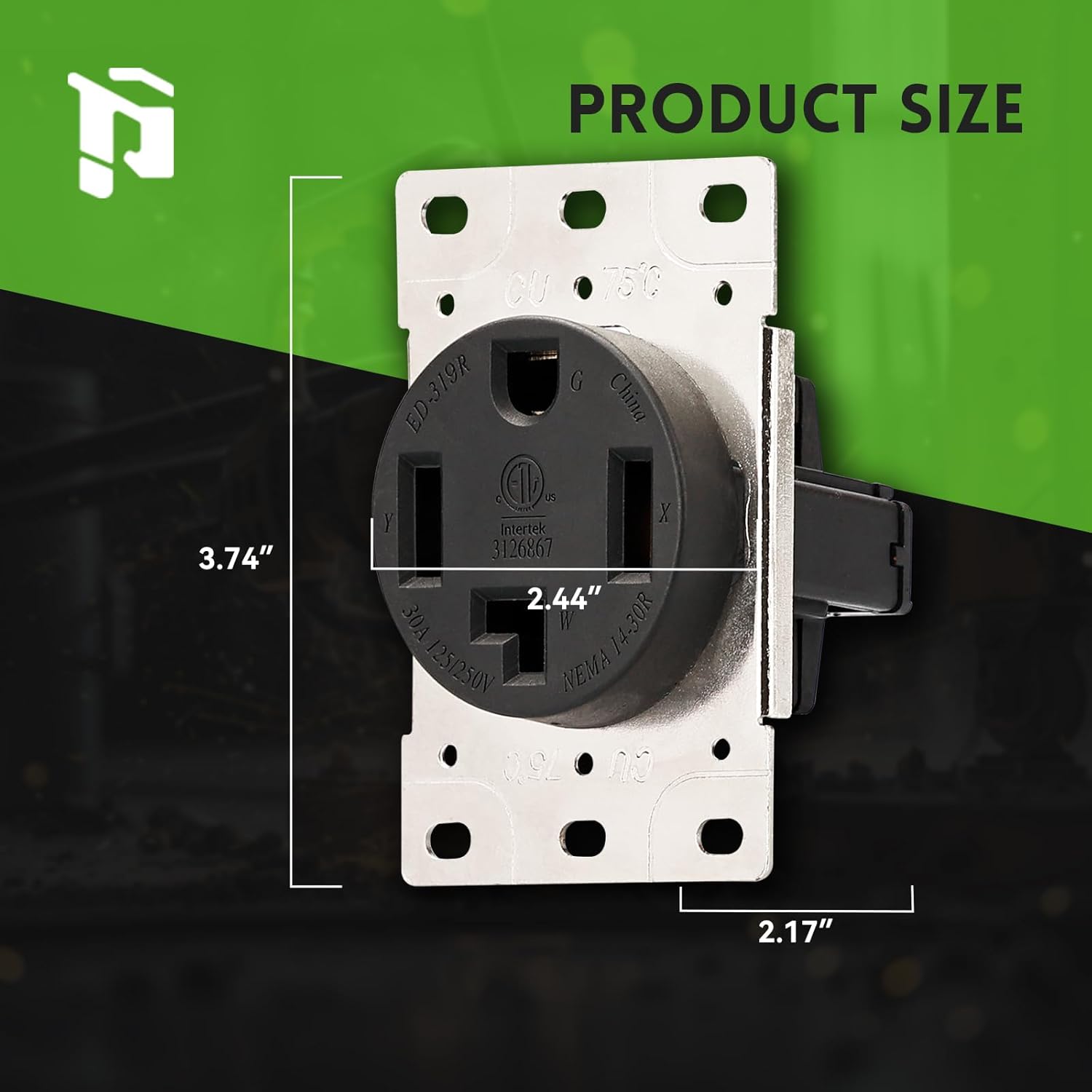 NEMA 14-30R Receptacle Outlet