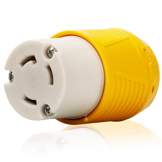 Connecteur à verrouillage par rotation NEMA L6-30C