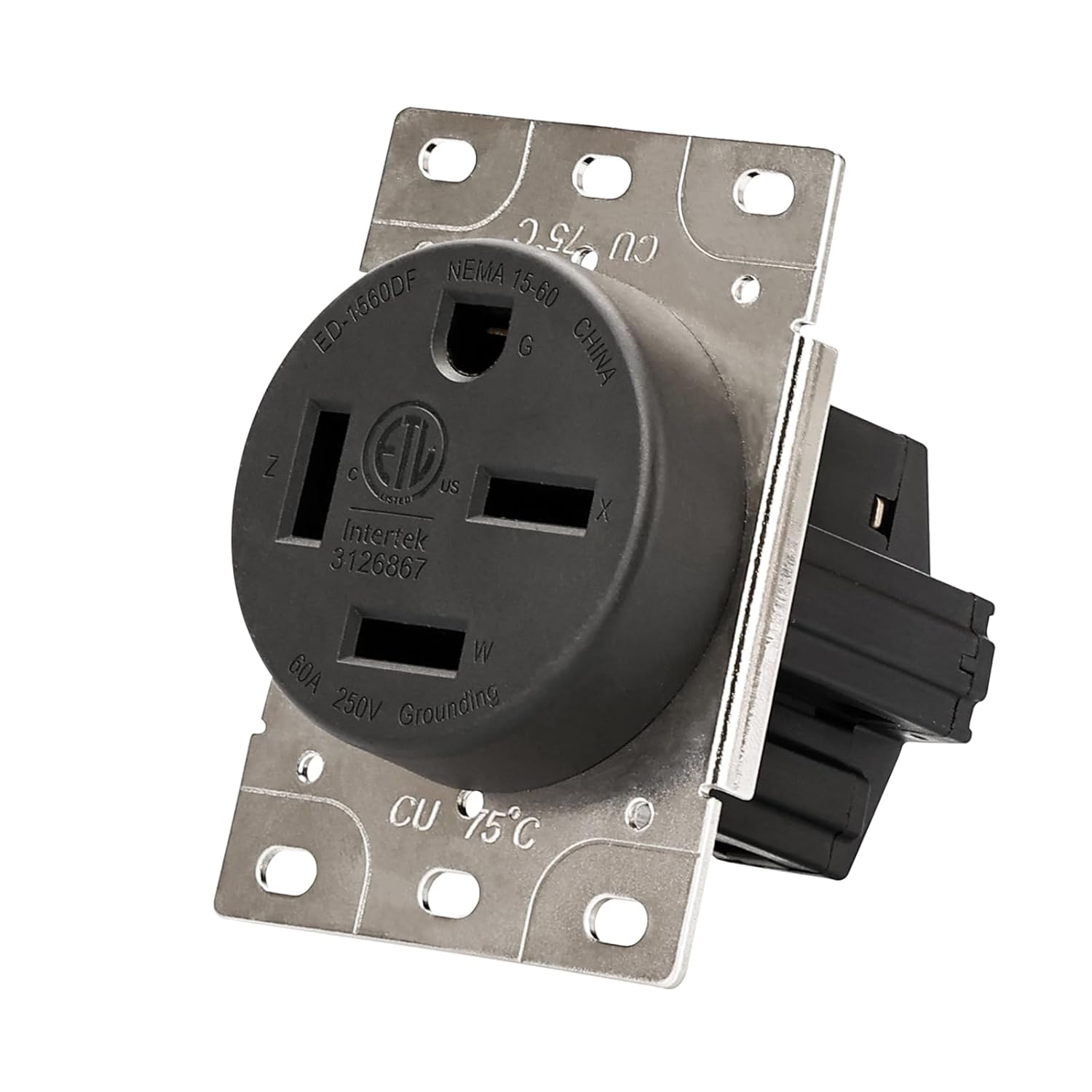 NEMA 15-60R Receptacle Outlet