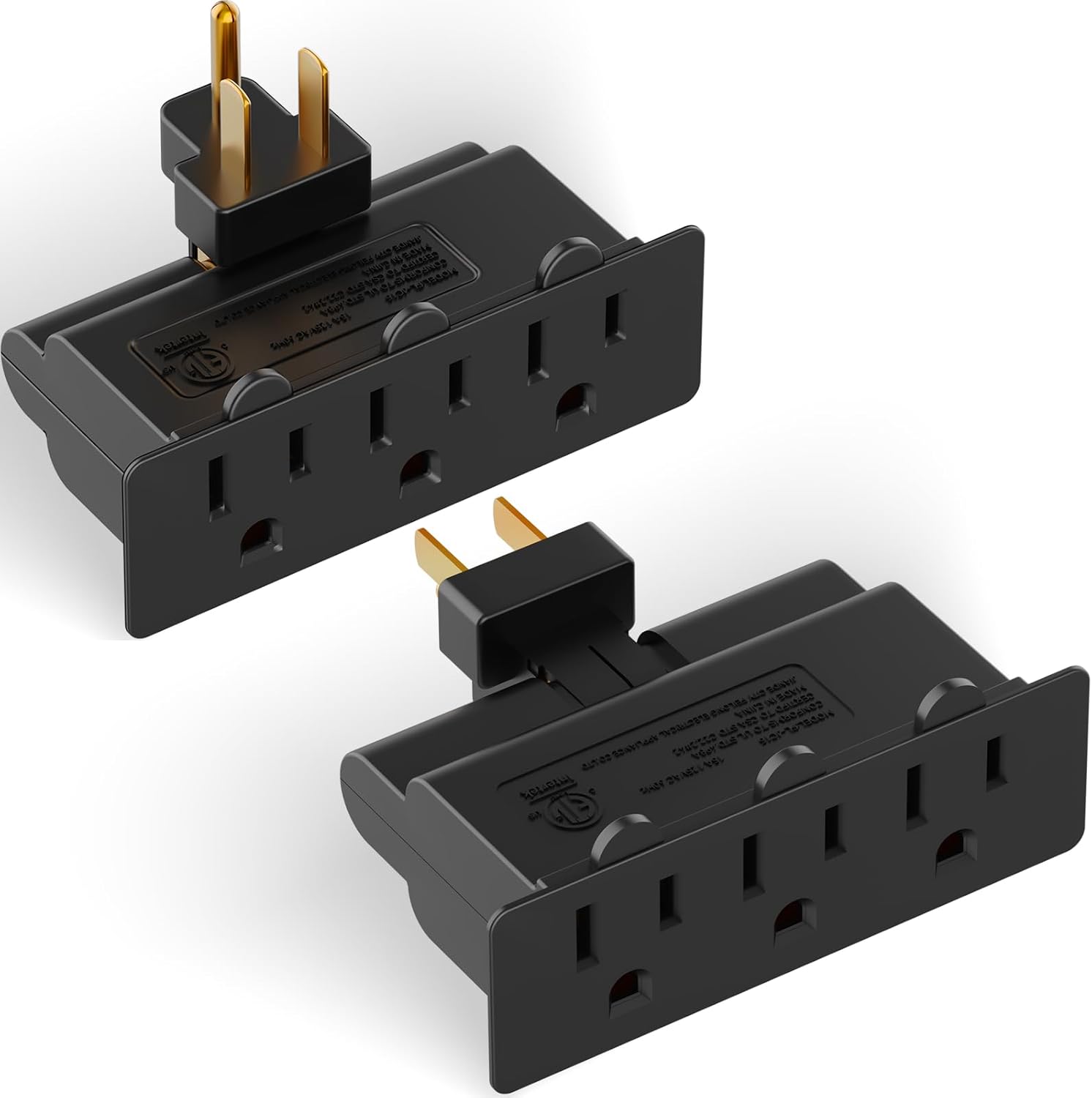 3 Outlet Adapter with 180° Swivel Plug Pack
