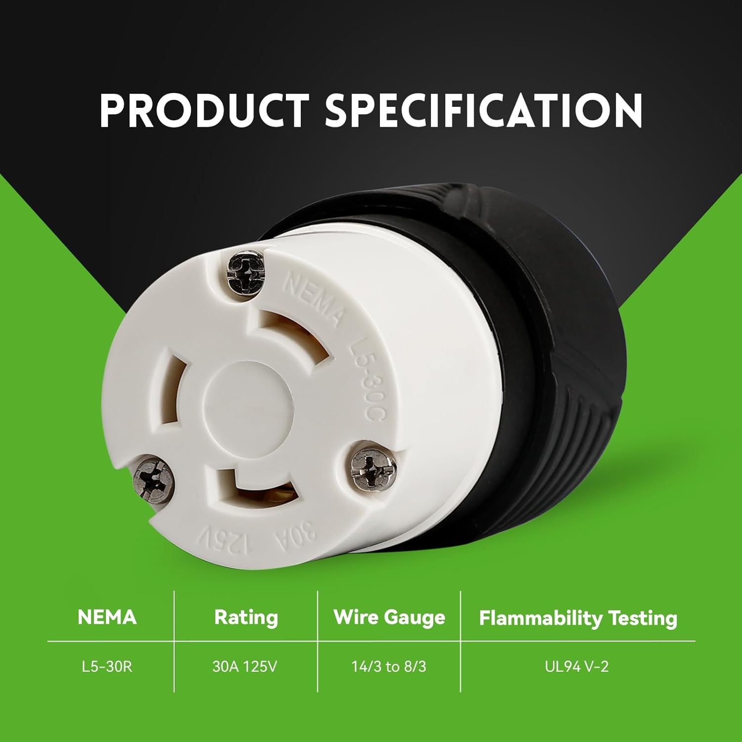 NEMA L5-30C Twist Lock Connector