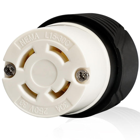 Connecteur à verrouillage par rotation NEMA L15-30C
