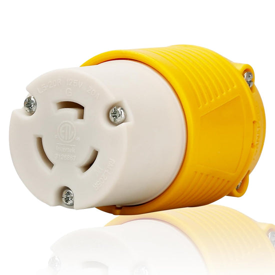 Connecteur à verrouillage par rotation NEMA L5-20C