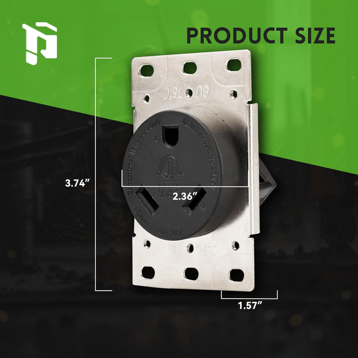 NEMA TT-30R Receptacle Outlet
