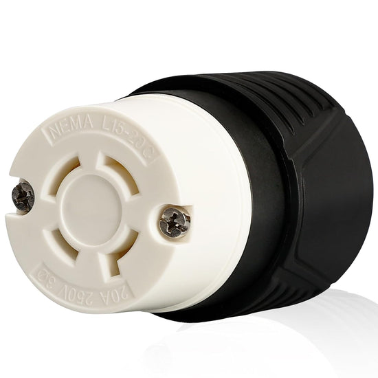 Connecteur à verrouillage par rotation NEMA L15-20C
