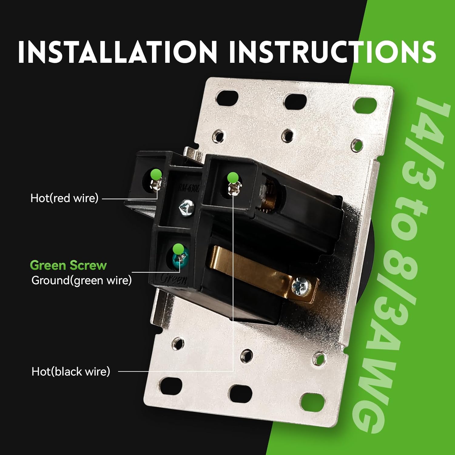 NEMA 6-30R Receptacle Outlet
