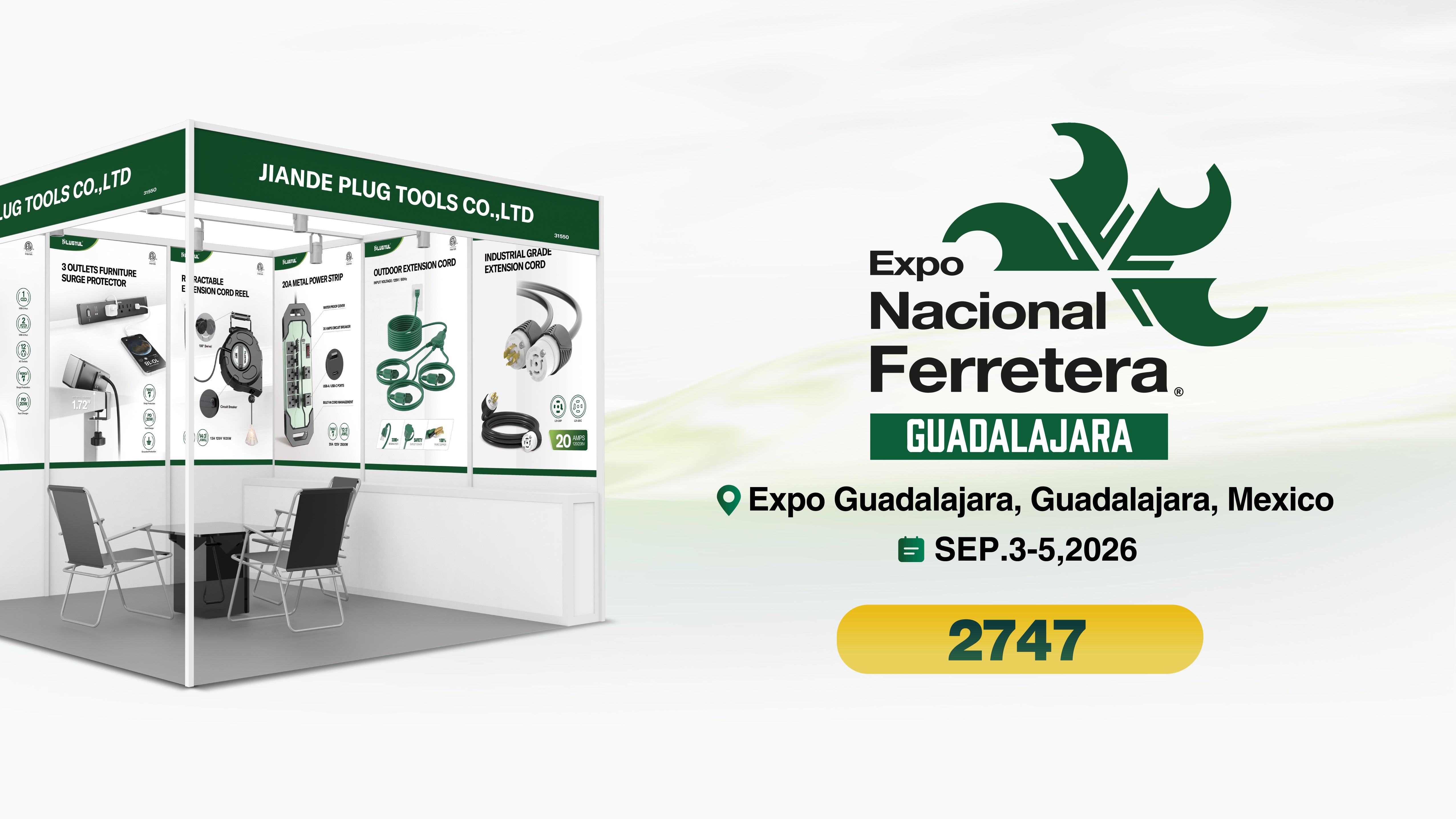Meet PLUGTUL at Expo Nacional Ferretera Mexico 2026 – Booth 2747