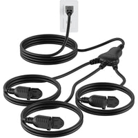 1 to 3 Splitter Outdoor Extension Cord, 16 Gauge