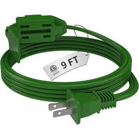 16AWG Indoor Extension Cord, 2-Prong Power Cord, ETL Listed, 125V 13A Extension Cable for Home, Office & Appliances