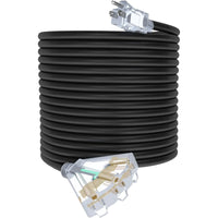 3 Outlets Outdoor Extension Cord with Lighted end, 12 Gauge