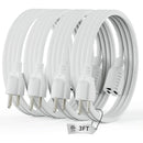 Rallonge de 90 cm (3 pi), paquet de 1/2/4 pièces, calibre 16 