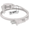 3-Outlet Indoor Extension Cord, 16 Gauge