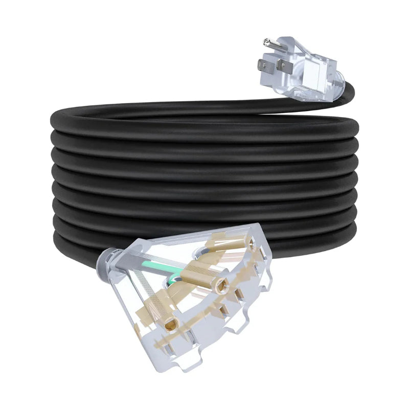 3 Outlets Outdoor Extension Cord with Lighted end, 12 Gauge