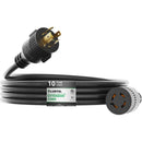 NEMA L14-20 Generator Extension Cord, 12/4 AWG 20 Amp 125/250V Twist Lock Power Cord, SJTW ETL Listed, L14-20P to L14-20R Heavy Duty Cable for Generator, Transfer Switch & Backup Power
