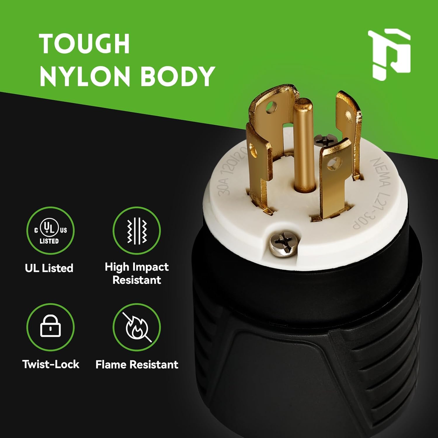 NEMA L21-30P Twist Lock Plug