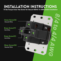 NEMA 14-50R Receptacle Outlet