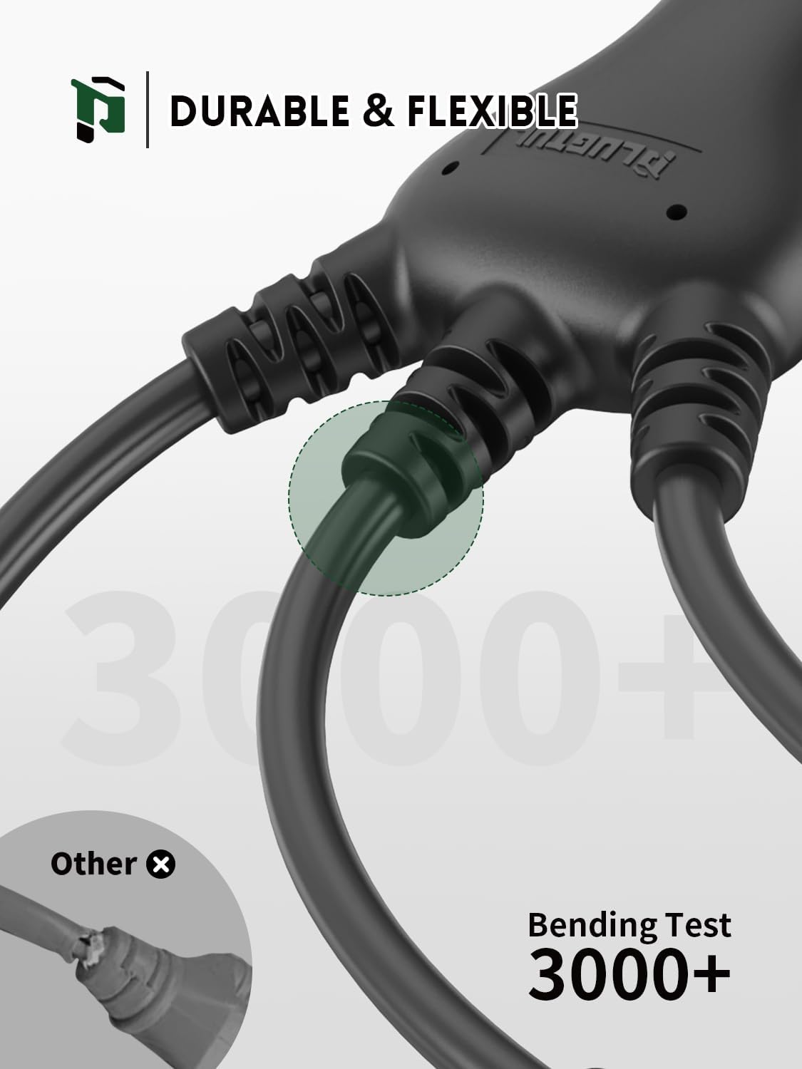 1 to 3 Splitter Outdoor Extension Cord, 16 Gauge