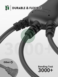1 to 3 Splitter Outdoor Extension Cord, 16 Gauge