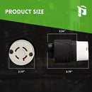 Connecteur à verrouillage par rotation NEMA L15-20C