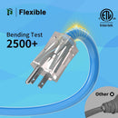 12AWG All-Weather Outdoor Extension Cord, Heavy Duty SJTW Waterproof Power Cable, ETL Listed, 125V 15A 3-Prong Grounded Extension Cord for Jobsite, Generator, Power Tools & Outdoor Use