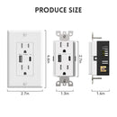 USB Outlets Receptacles with Type A & Type C Ports (PD20W)