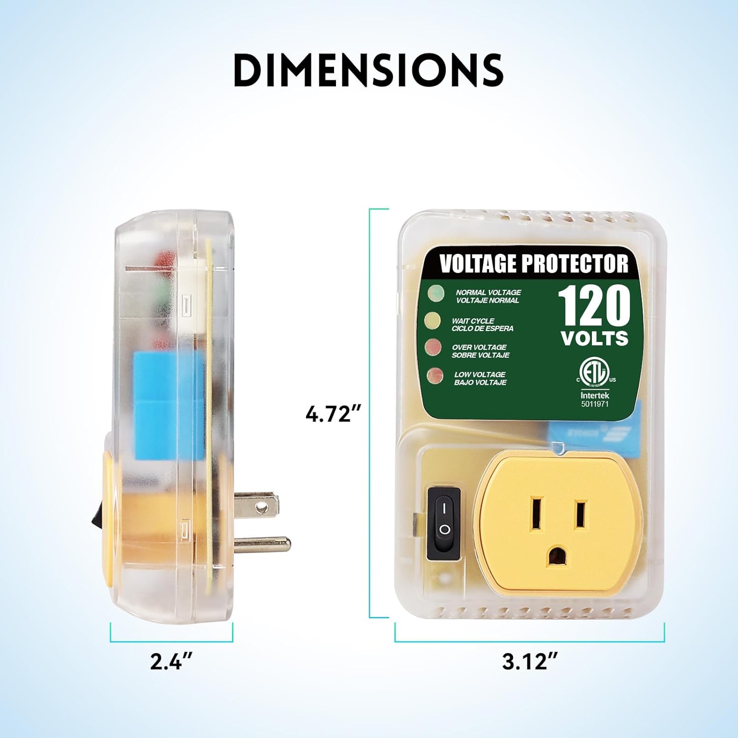 Parafoudre pour réfrigérateur, 1800 W, 120 V, 15 A 