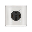 NEMA 14-50R Receptacle Outlet with Square Cover Plate