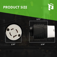 Connecteur à verrouillage par rotation NEMA L14-20C 