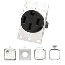 NEMA 14-50R Receptacle Outlet with Square Cover Plate