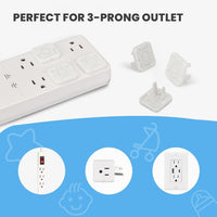 Outlet Covers with Hidden Pull Handle, 32 Pack