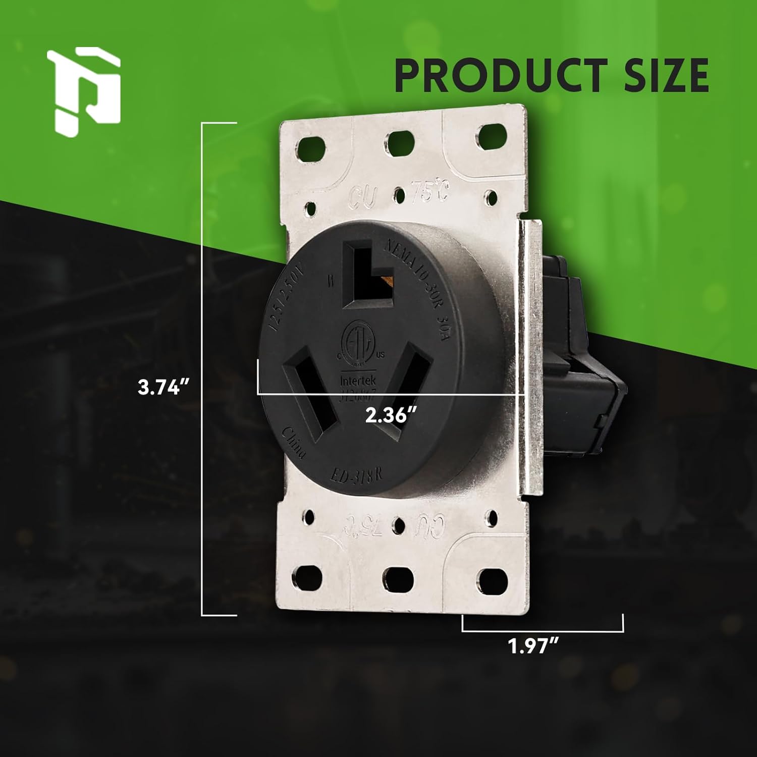 NEMA 10-30R Receptacle Outlet