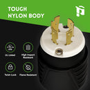 NEMA L14-20P Twist Lock Plug, 20A 125/250V Locking Male Plug, 4-Prong Industrial Grade Generator Power Plug