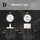 NEMA 1-15P & NEMA 1-15R Replacement Plug & Connector Set