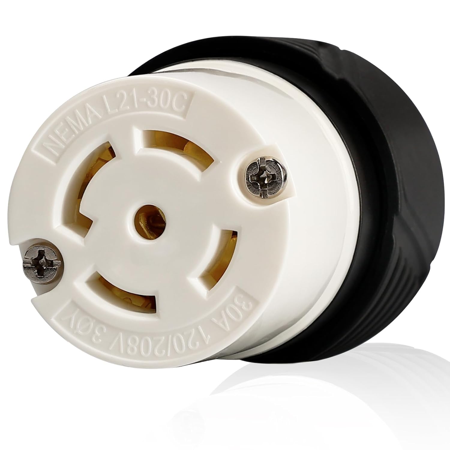 Conector de bloqueo por torsión NEMA L21-30C 