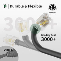 20Amp Extension Cord Extension With Lighted End, 12 Gauge