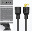 NEMA L14-20 Generator Extension Cord, 12/4 AWG 20 Amp 125/250V Twist Lock Power Cord, SJTW ETL Listed, L14-20P to L14-20R Heavy Duty Cable for Generator, Transfer Switch & Backup Power
