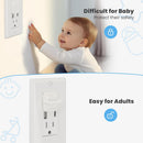 Outlet Covers with Hidden Pull Handle, 32 Pack