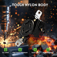 NEMA L15-20R Flush Mounting Locking Receptacle