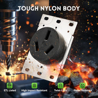 NEMA 10-50R Receptacle Outlet