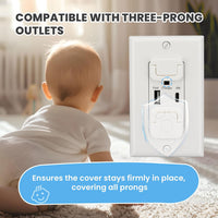 Outlet Covers with Hidden Pull Handle, 32 Pack