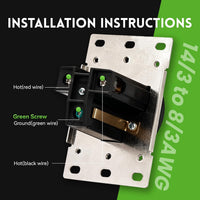 NEMA 6-30R Receptacle Outlet