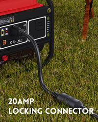 NEMA 5-15P to NEMA L5-20R Adapter Extension Cord, 12 Gauge, 1 FT