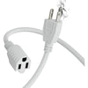 3 FT Extension Cord, 1/2/4 PC Pack, 16 Gauge