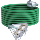 3 Outlets Outdoor Extension Cord with Lighted end, 12 Gauge