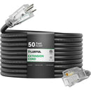outdoor extension cord 12awg black waterproof