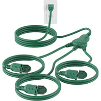 1 to 3 Splitter Outdoor Extension Cord, 16 Gauge